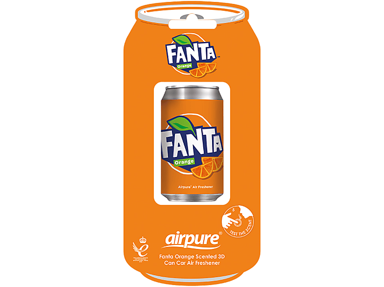AIRPURE Odorizant auto, cutie de sifon 3D, portocaliu Fanta Airpure - imagine 2