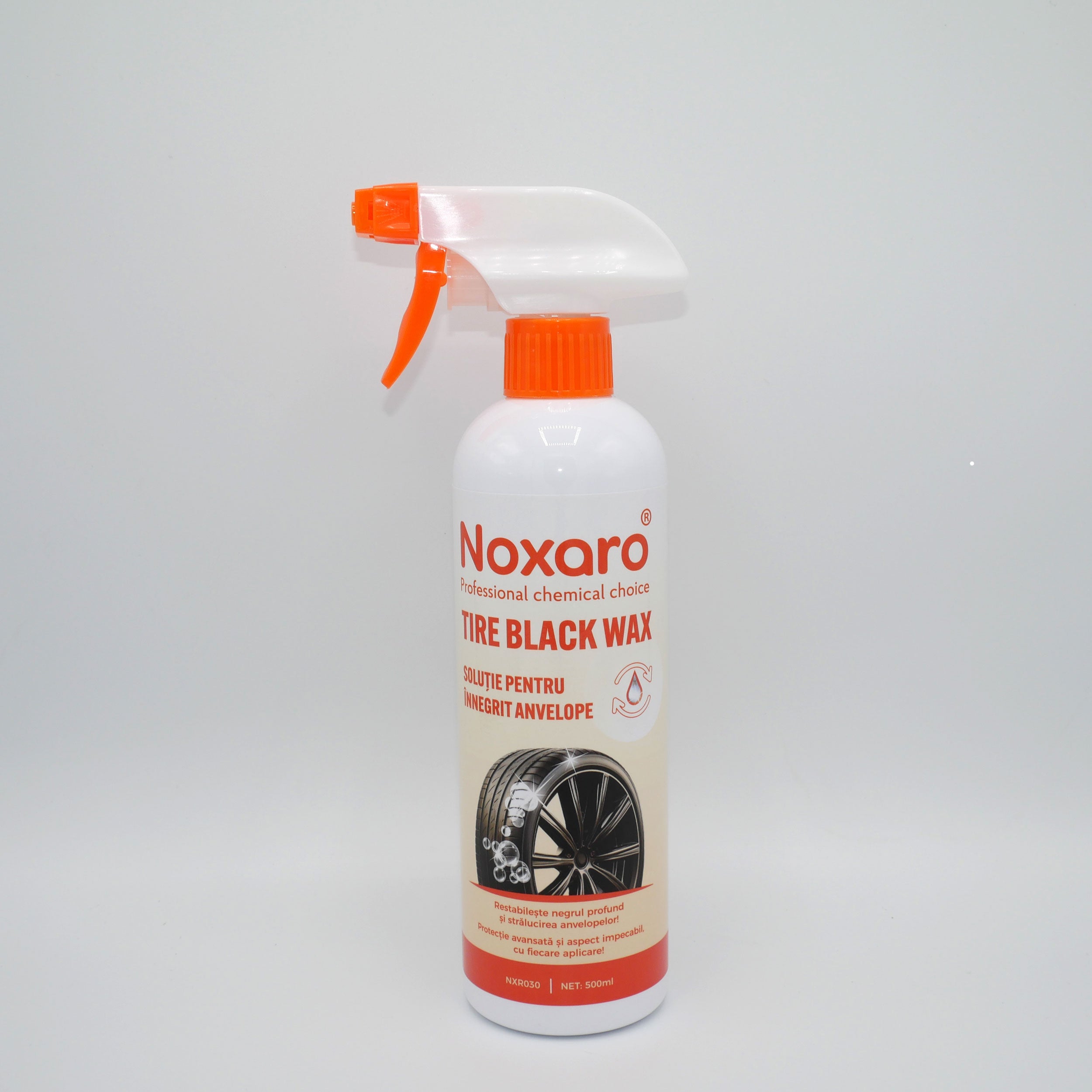 Solutie innegrit anvelope cu pulverizator 500ml NOXARO Noxaro - imagine 2