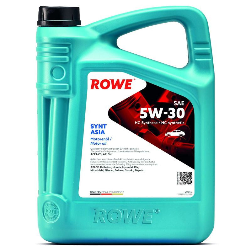 ULEI MOTOR TURISME ROWE HIGHTEC SYNT ASIA SAE 5W30 5L Rowe - imagine 1