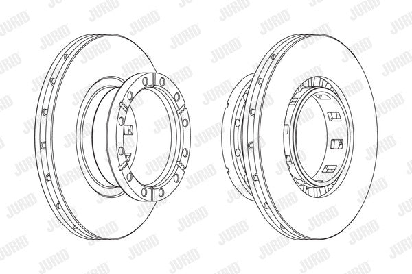 Disc frana spate stg/dr Jurid Jurid - imagine 1