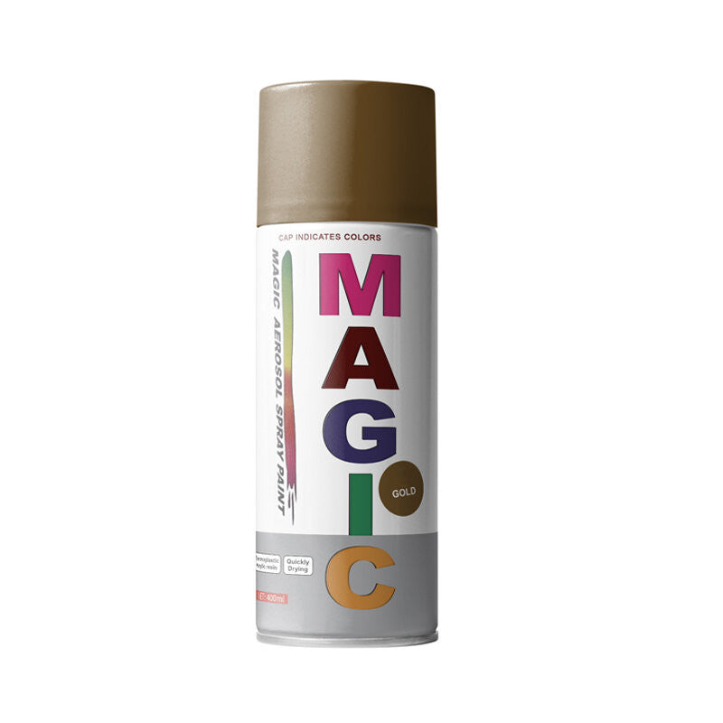 Magic - Vopsea spray Auriu Metalizat 027 450 ml Magic - imagine 1