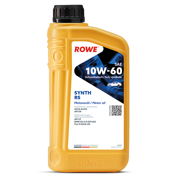 Ulei motor turisme Rowe HighTec Synt RS10W60 1L Rowe - imagine 1