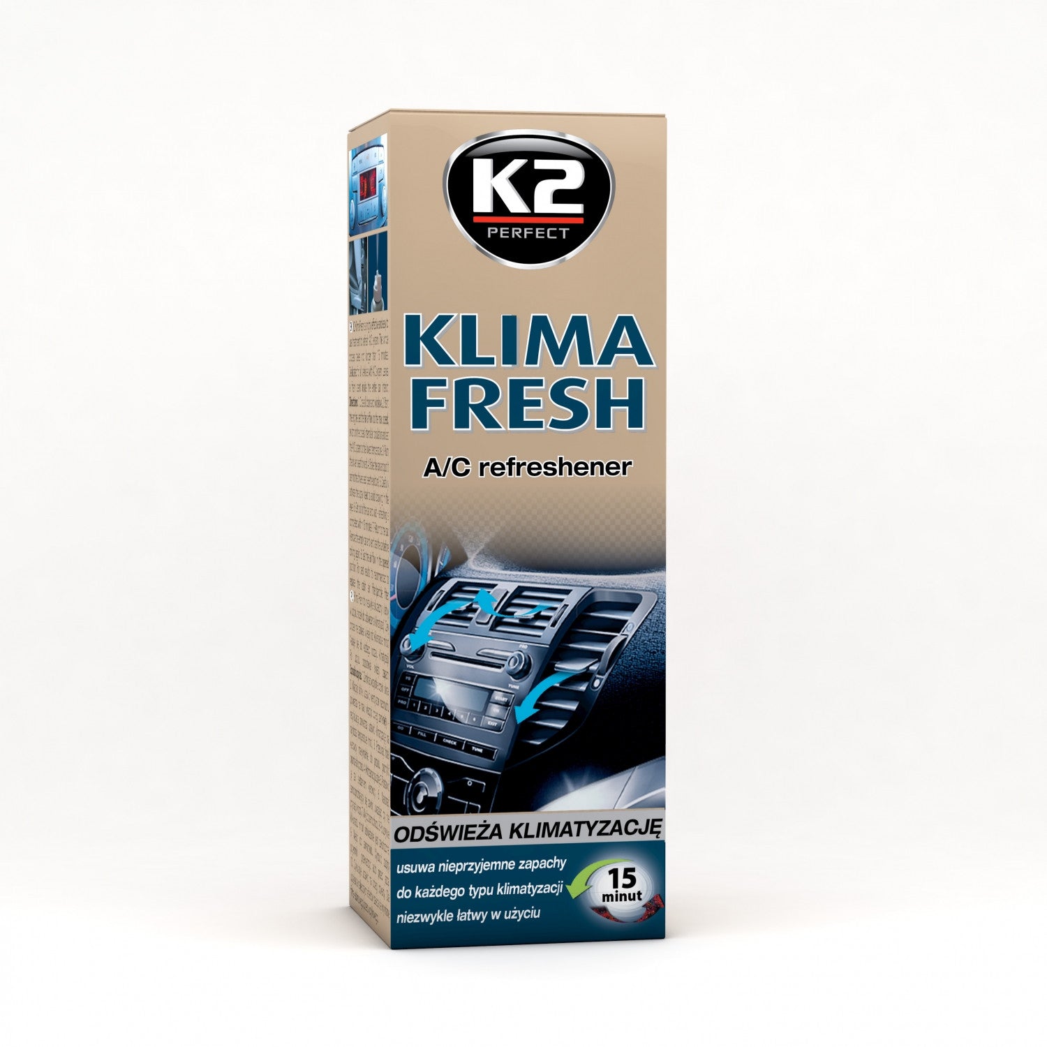 KLIMA FRESH 150 ml. - Spray curăţat şi dezinfectat aer condiţionat K2 - imagine 1
