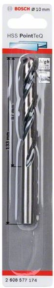 Burghiu spiral HSS PointTeQ de 10,0 mm Bosch - imagine 1