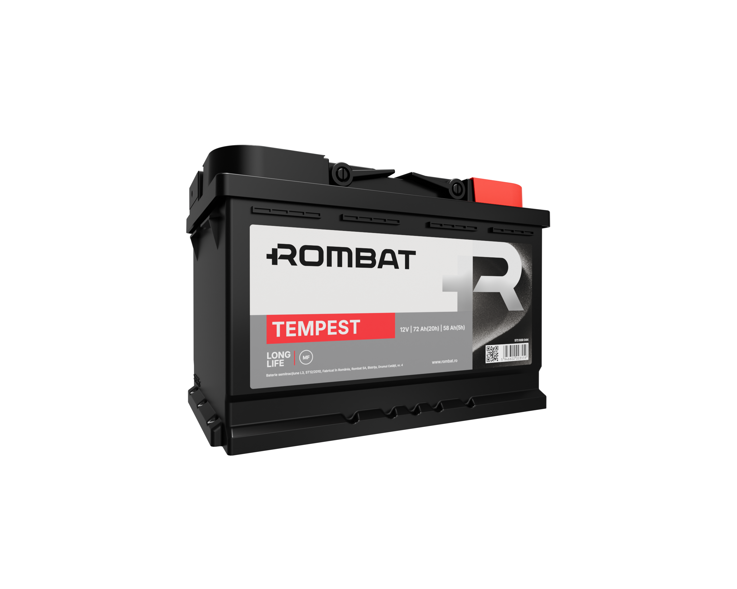 Acumulator Rombat Tempest 72 Ah ● Gama Semitractiune ● Rombat - imagine 3