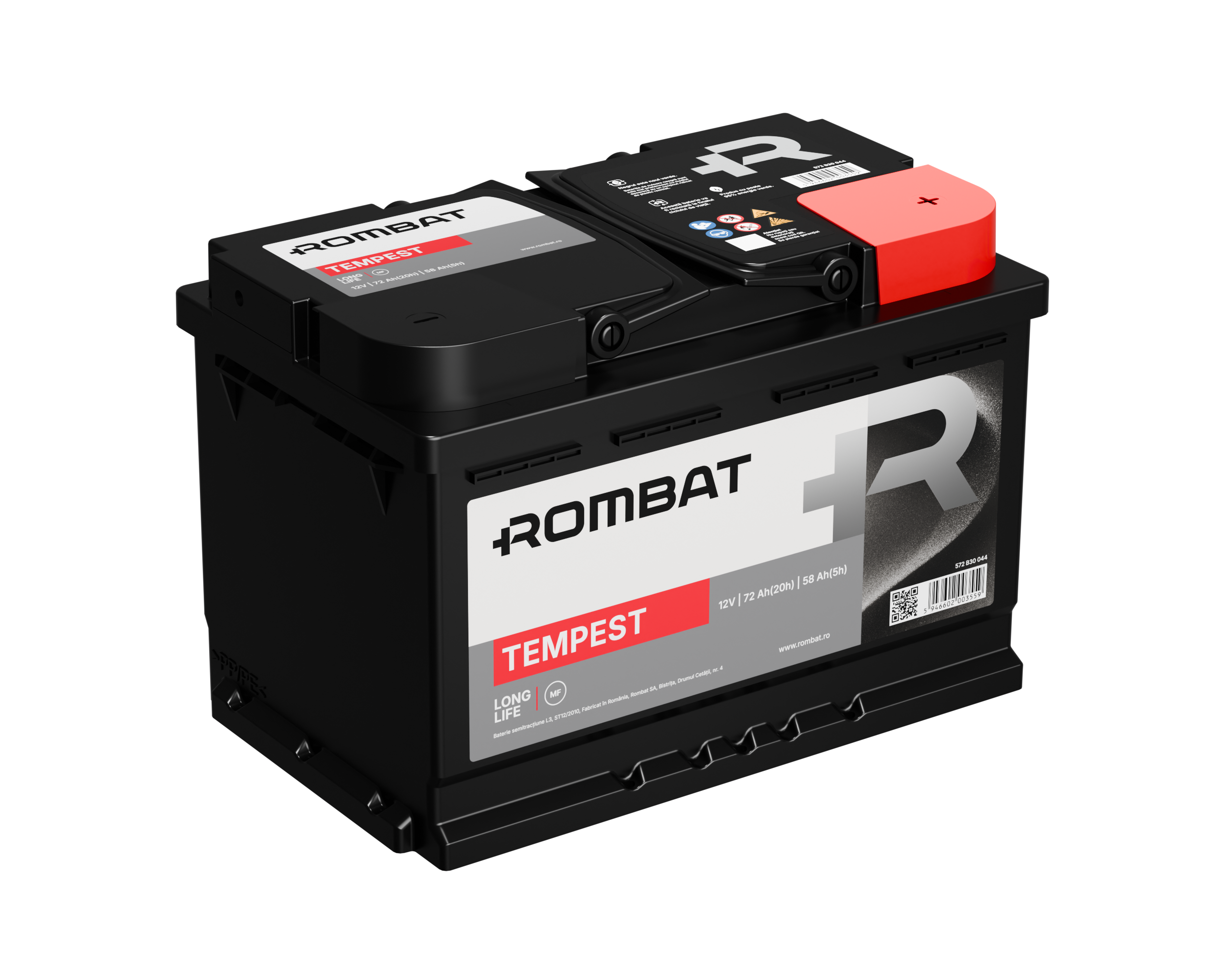 Acumulator Rombat Tempest 72 Ah ● Gama Semitractiune ● Rombat - imagine 4