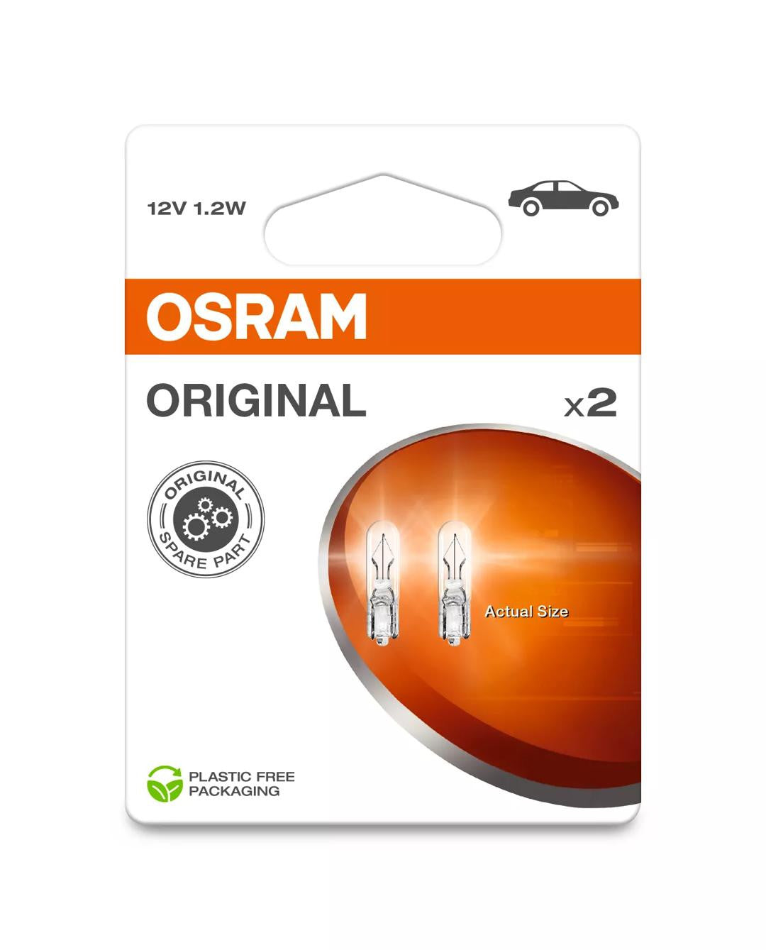 Bec Osram Original 1.2W 12V L2x4,6d Osram - imagine 1