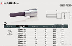 Tubulara biti hex 1608 Toptul - imagine 1