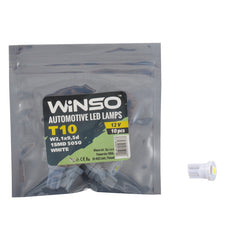 Bec LED Winso 12V SMD T10 W2.1x9.5d 1LED 5050 Alb - Set 10 buc Winso - imagine 1
