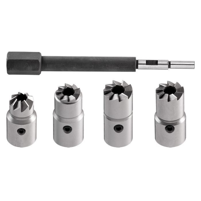 Set freze pentru curatat si reconditionat scaun injectoare motor diesel (seat cutter set) Neo Tools - imagine 1