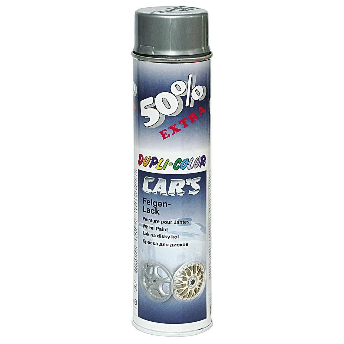 DUPLICOLOR Car's Vopsea spray pentru jante Argintiu - 600 ml cod 6938 Motip - imagine 1