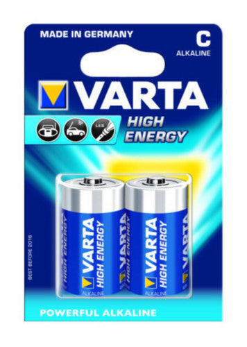 Baterie High Energy (C) LR14  • Set 2 buc Varta - imagine 1