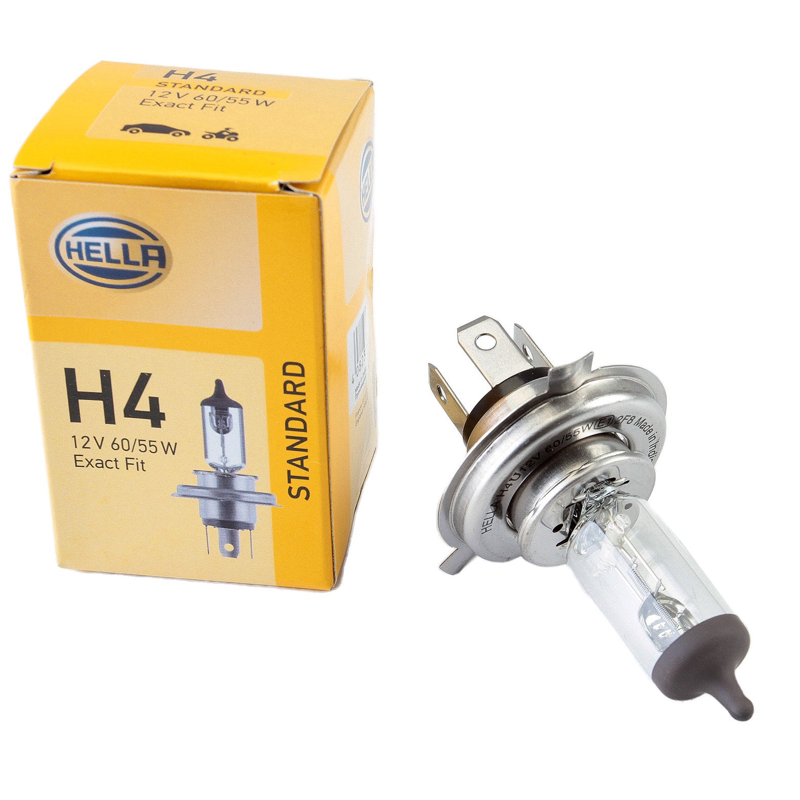 Bec Hella H4 12V 60/55W P43t-38 Hella - imagine 2