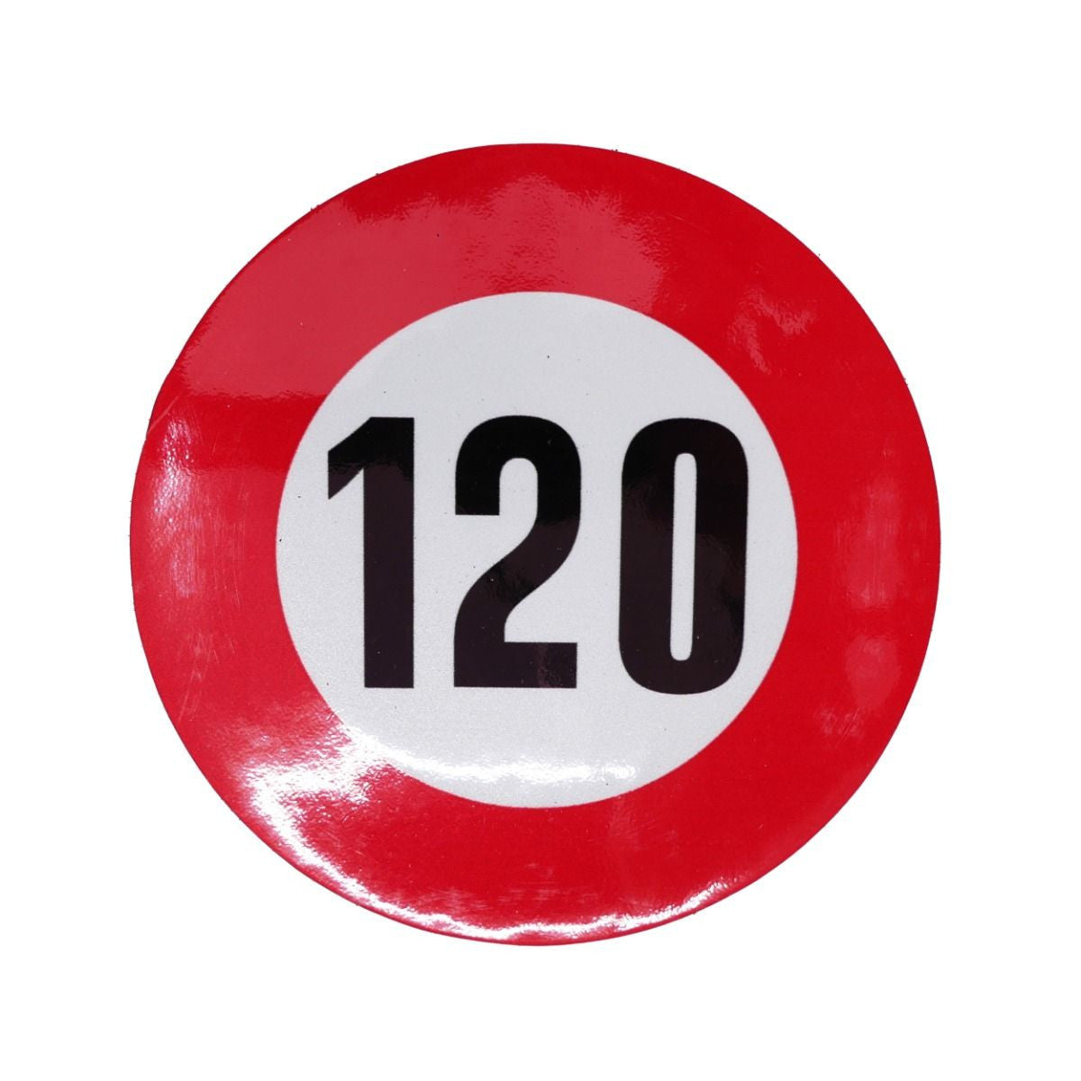 Autocolant reflectorizant limita viteza 120 km/h fi12 cm Runkit - imagine 1