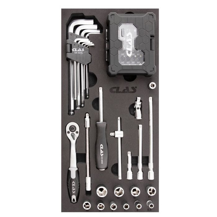 Dulap scule echipat cu 154 piese 6 sertare Clas - imagine 2