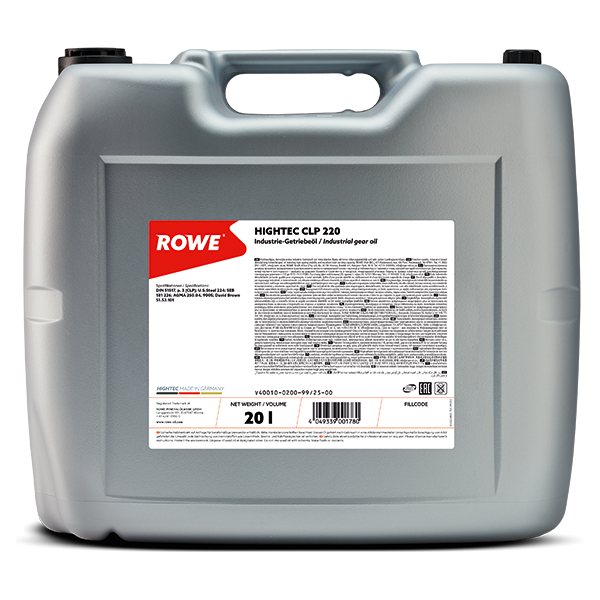 ULEI UTILAJE INDUSTRIALE / MAȘINI-UNELTE ROWE HIGHTEC CLP 220 20L Rowe - imagine 1