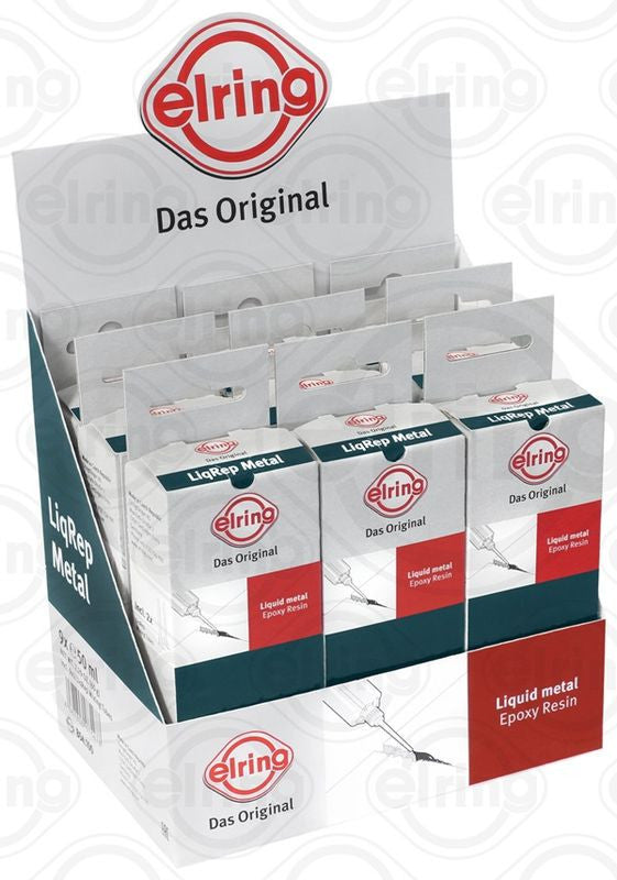 Adeziv EPOXY LiqRep Metal - Compusul metalic lichid bicomponent pe  baza de rasina epoxidica Elring - imagine 2