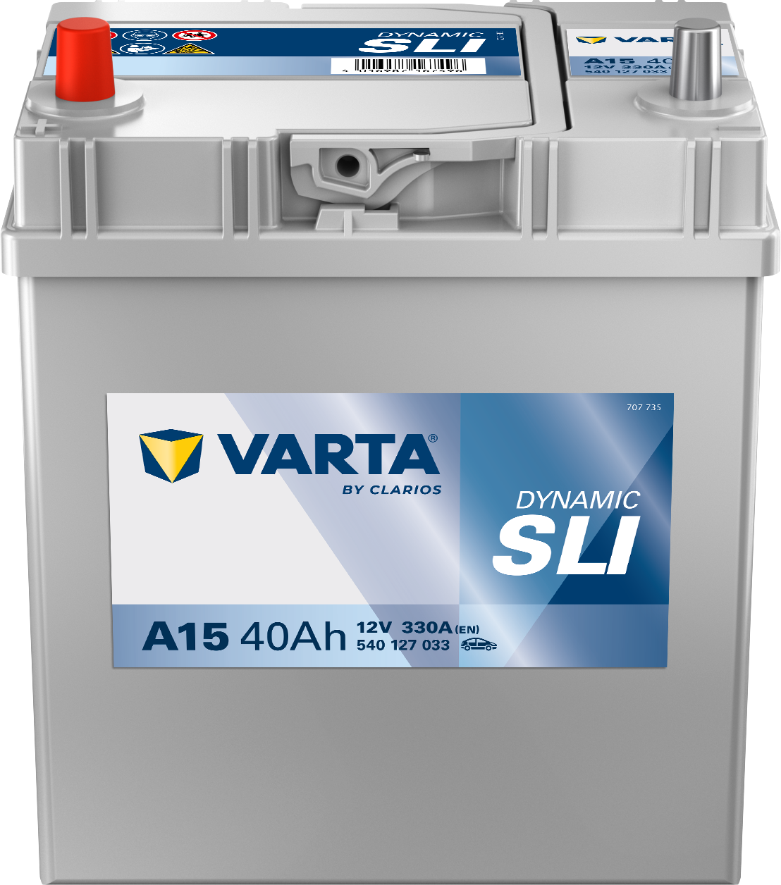 Acumulator Varta Blue Dynamic 40 Ah 330A [Bornă Inversă] Varta - imagine 3