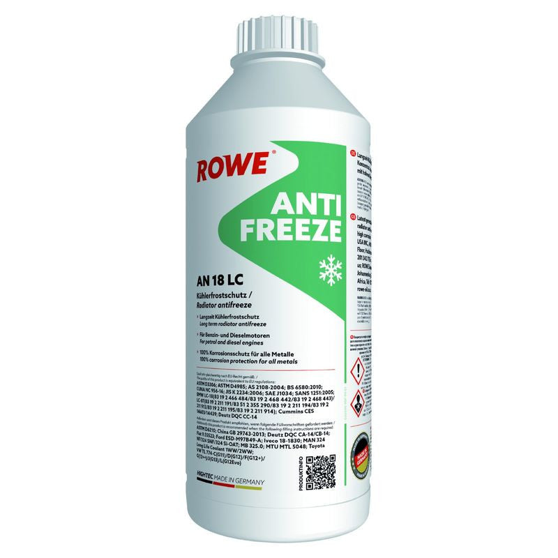 ANTIGEL VERDE ROWE HIGHTEC ANTIFREEZE AN 18 LC 1.5L Rowe - imagine 1