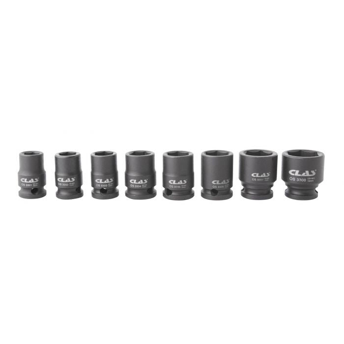 SET TUBULARĂ DE IMPACT 10-19mm 3/8" (8 BUCĂȚI) Clas - imagine 2
