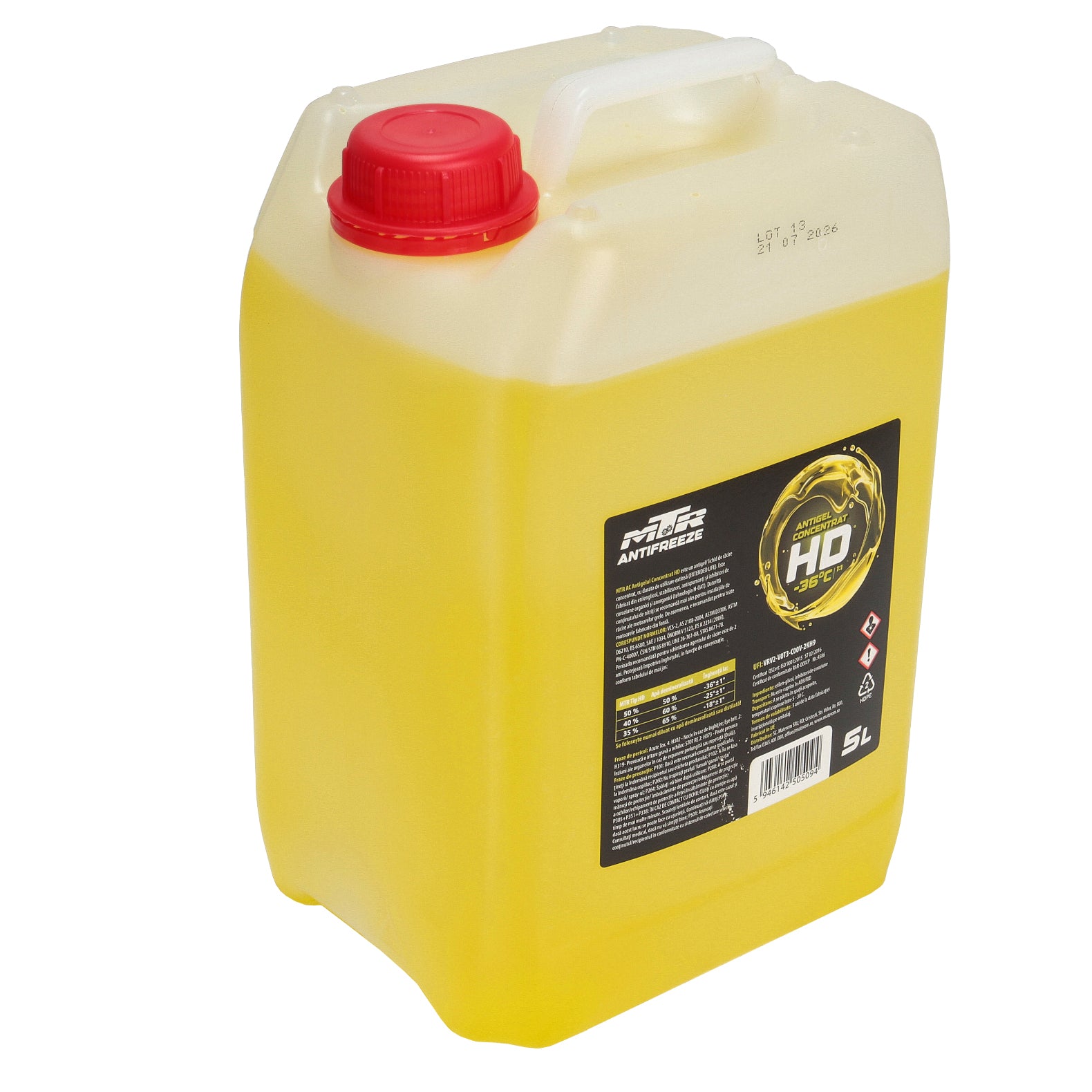 Antigel concentrat Heavy Duty MTR 5L MTR - imagine 2