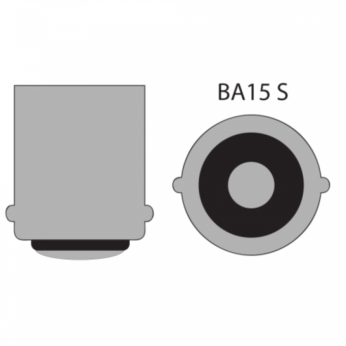 LED de frana - 12v; P21W; BA15S Carguard - imagine 2