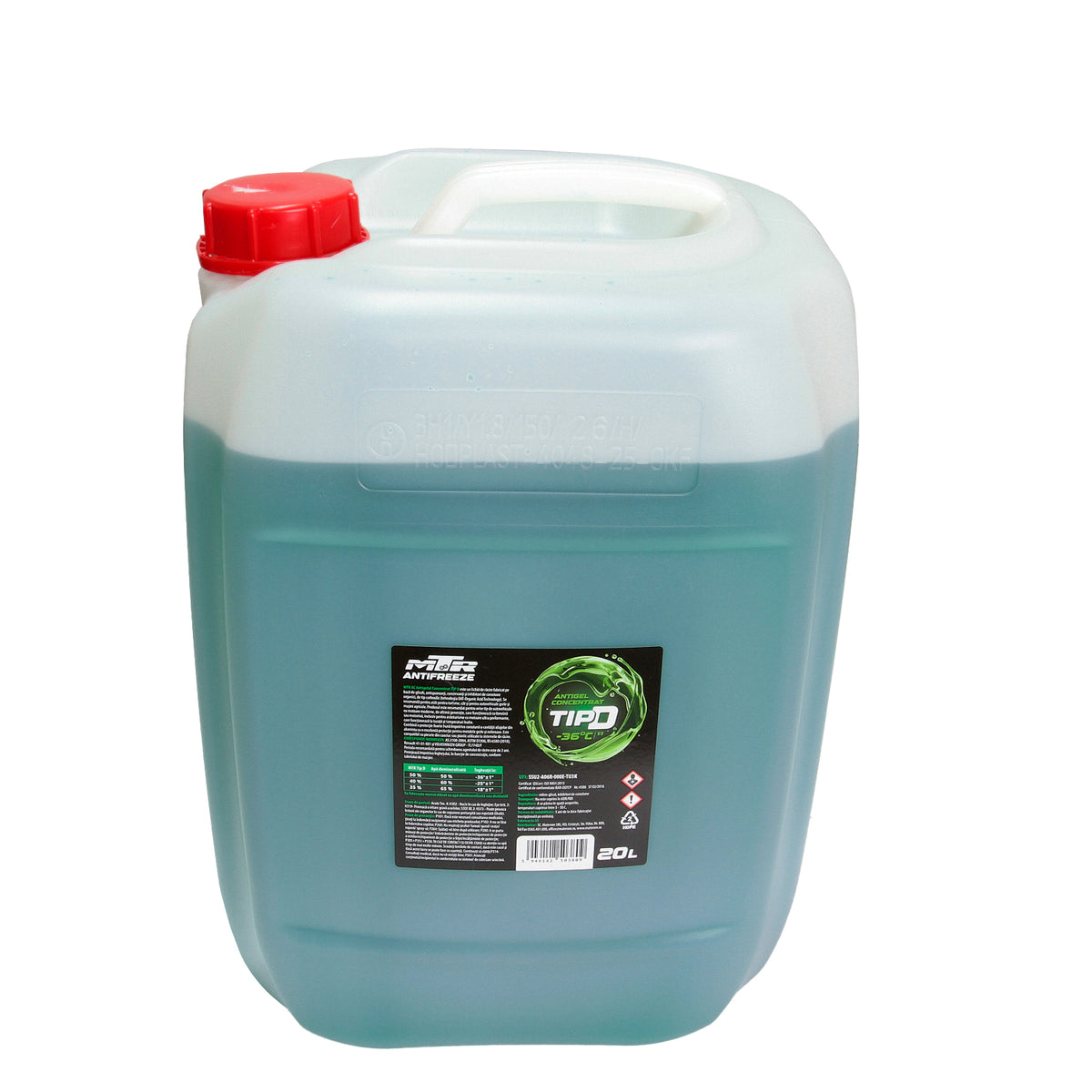 Antigel concentrat MTR Verde Tip D (-72°C) 20L MTR - imagine 1