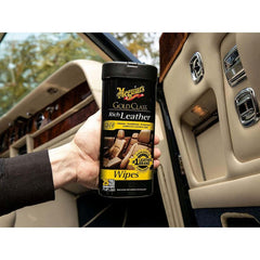 Servetele Piele Meguiars Gold Class Rich Leather Wipes 25 buc Meguiar's - imagine 2