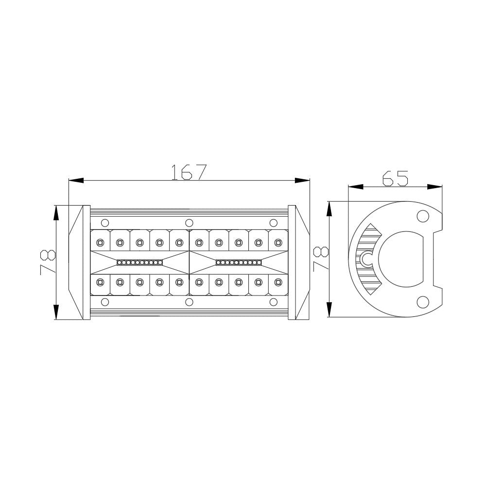 Bară Led Auto Off Road - 40W - 40 SMD LED Carguard Carguard - imagine 7