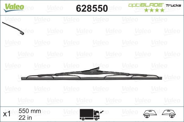Lamela stergator 550 mm Valeo - imagine 1