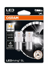 Bec Osram LEDriving SL P21W Galben | 12V - BA15s - Set 2 buc (Off-Road) Osram - imagine 1