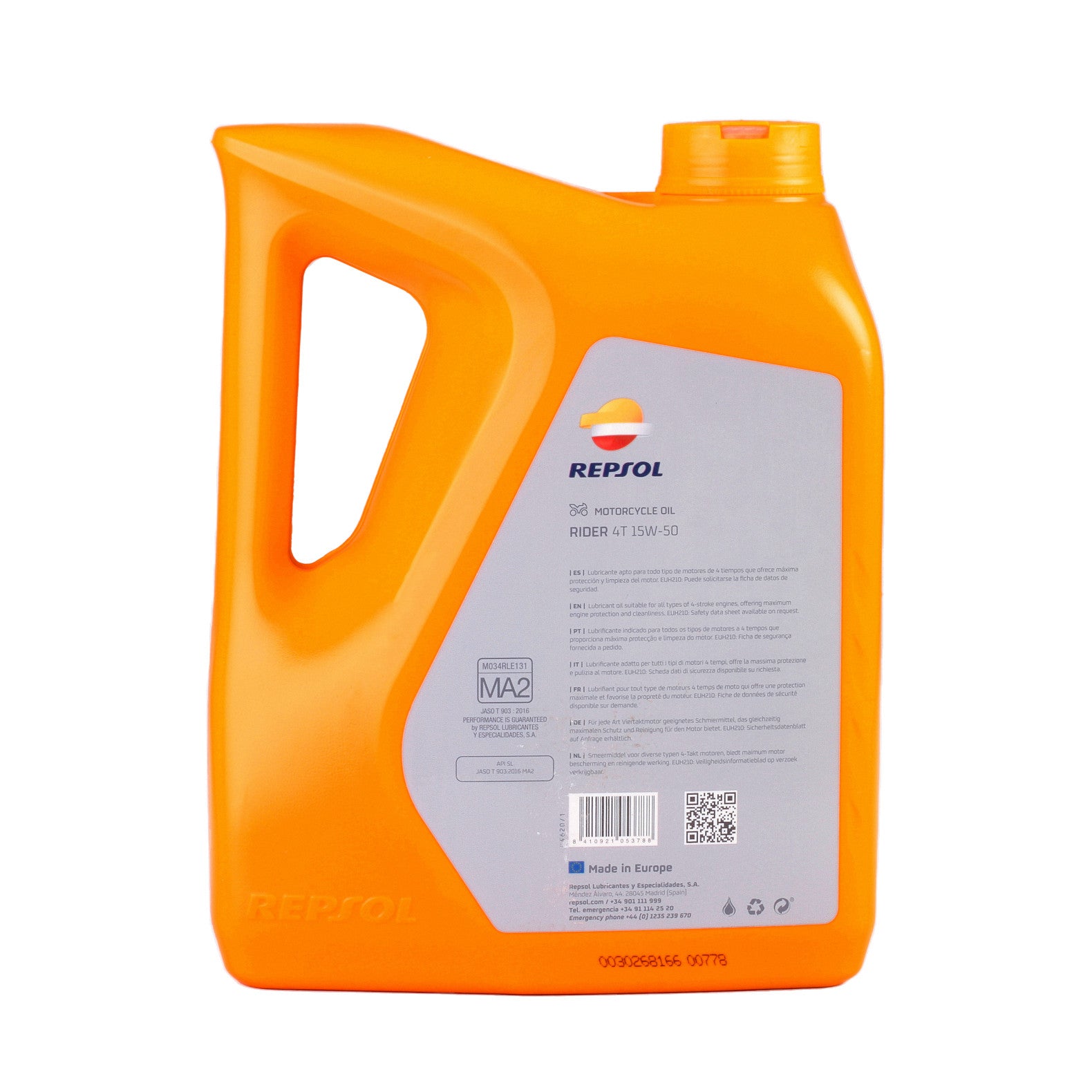 Ulei Repsol Moto Rider 4T 15W50 4L Repsol - imagine 1