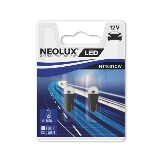 Bec Neolux LED W5W 12V 0,5W W2.1x9.5d Neolux - imagine 1