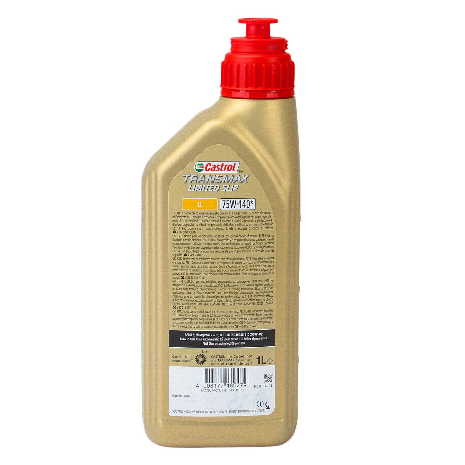 Ulei cutie manuala Castrol Transmax Limited Slip LL 75W-140 1L Castrol - imagine 3