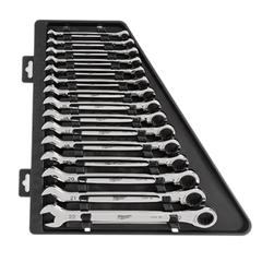 Set de chei combinate cu clichet Maxbite™ metric, 15buc 8-22mm Milwaukee - imagine 1