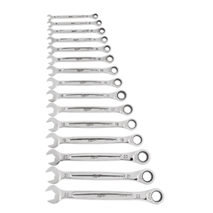 Set de chei combinate cu clichet Maxbite™ metric, 15buc 8-22mm Milwaukee - imagine 2
