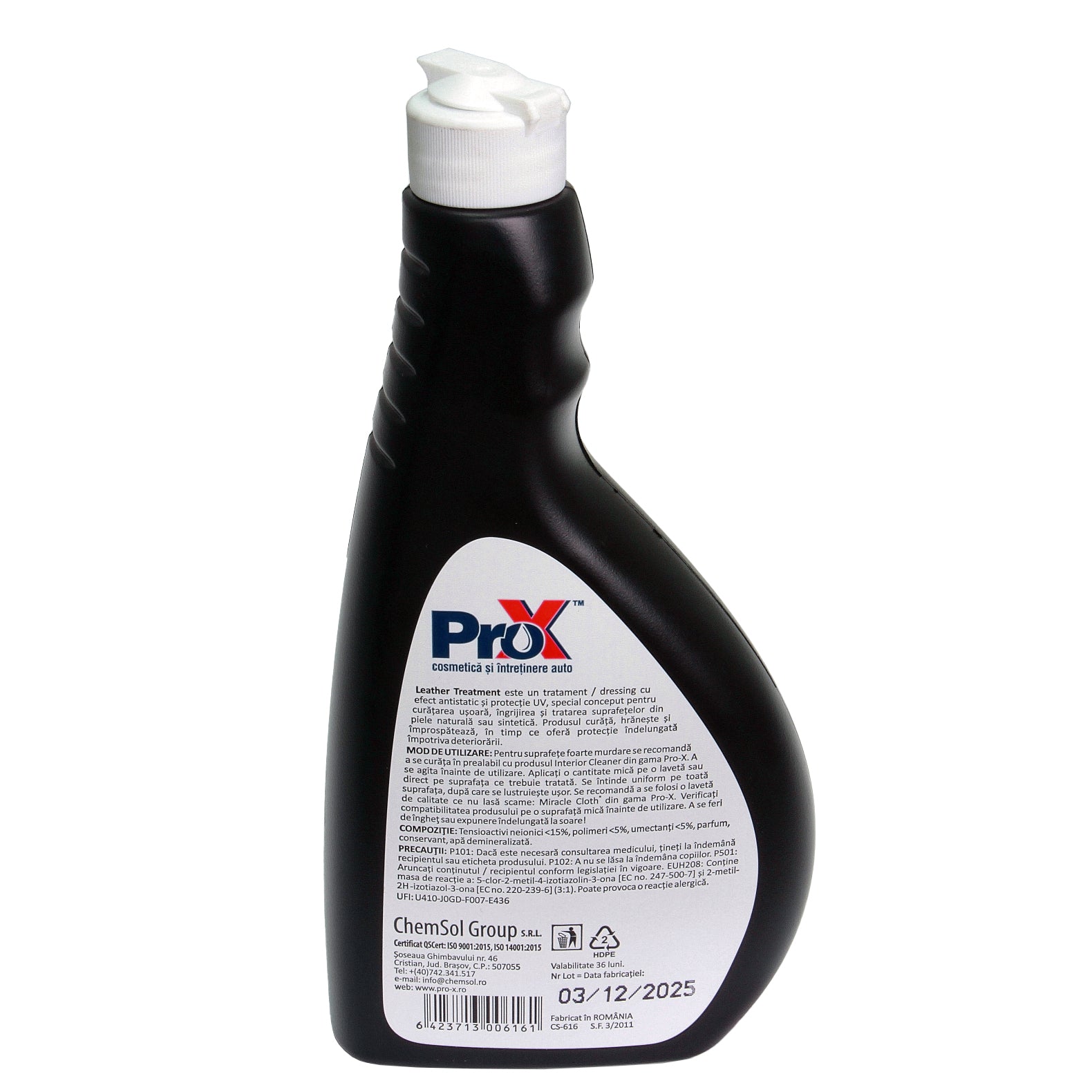Solutie curatare piele ProX Leather Treatment 500 ml ProX - imagine 3