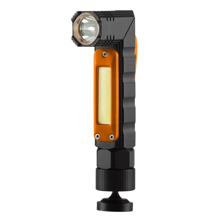 Lanterna reincarcabila USB, 3.7V Li-Ion, 300 lm 2 in 1 CREE XPE + COB, LED Neo Tools - imagine 2
