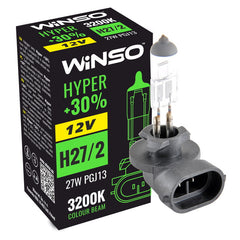 Bec Halogen Winso 12V H27/2 HYPER +30% 27W PGJ13 Winso - imagine 1