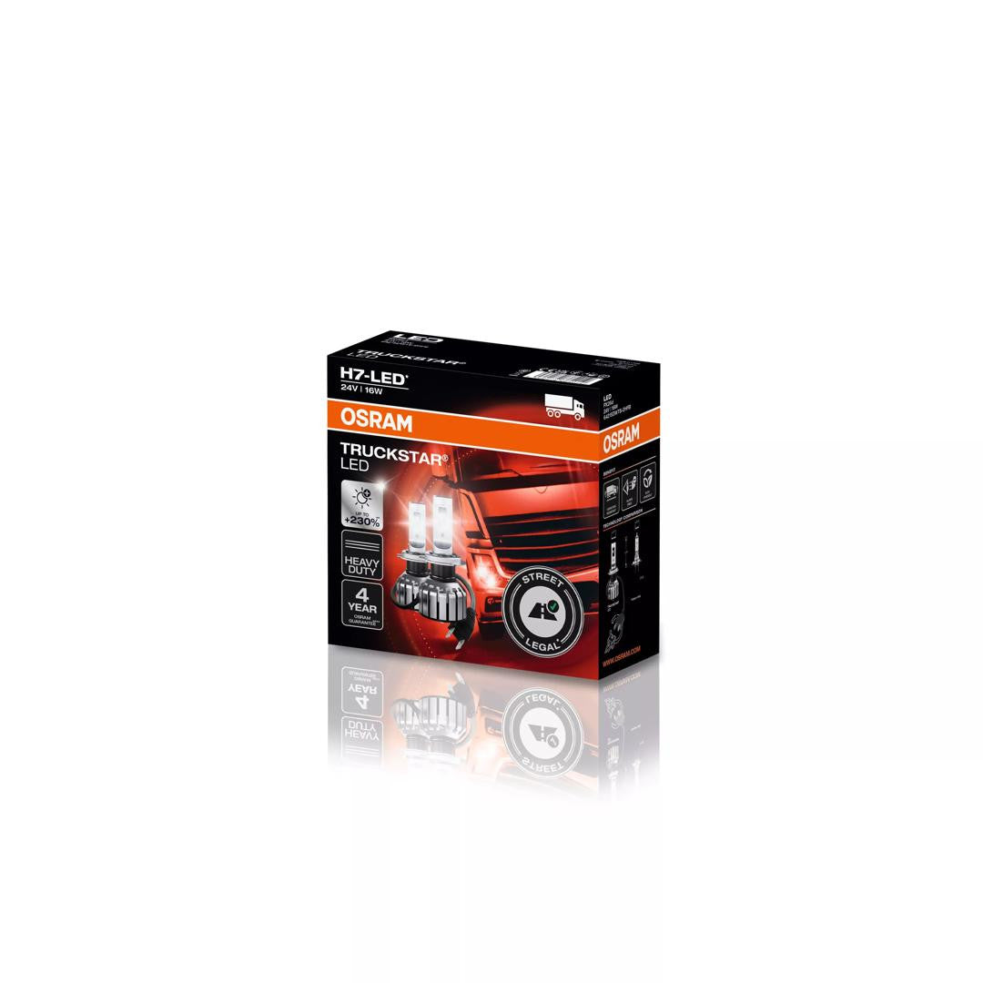 Bec Led Osram Truckstar Night Breaker Led H7 Osram - imagine 5