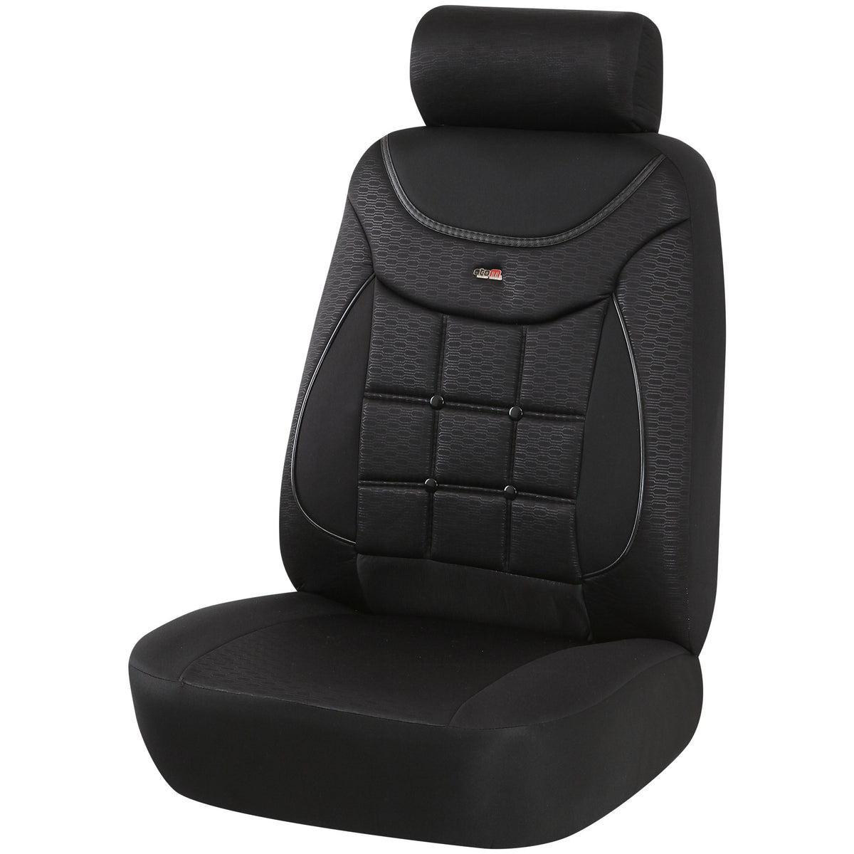 Huse scaun auto Negru Silver 606 Otom - imagine 1