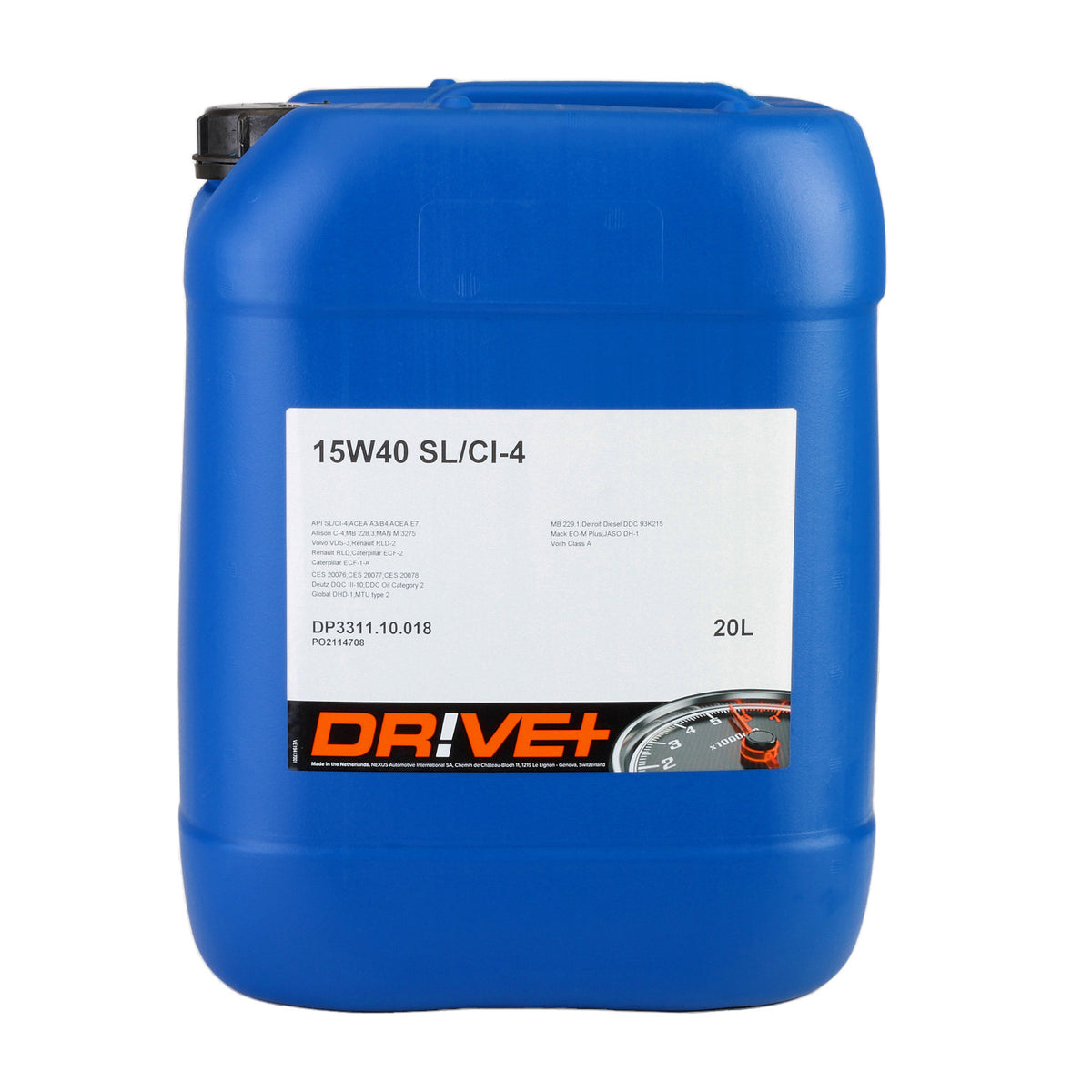 Ulei motor DRIVE+ 15W40 SL/CI-4 20L Drive+ - imagine 1
