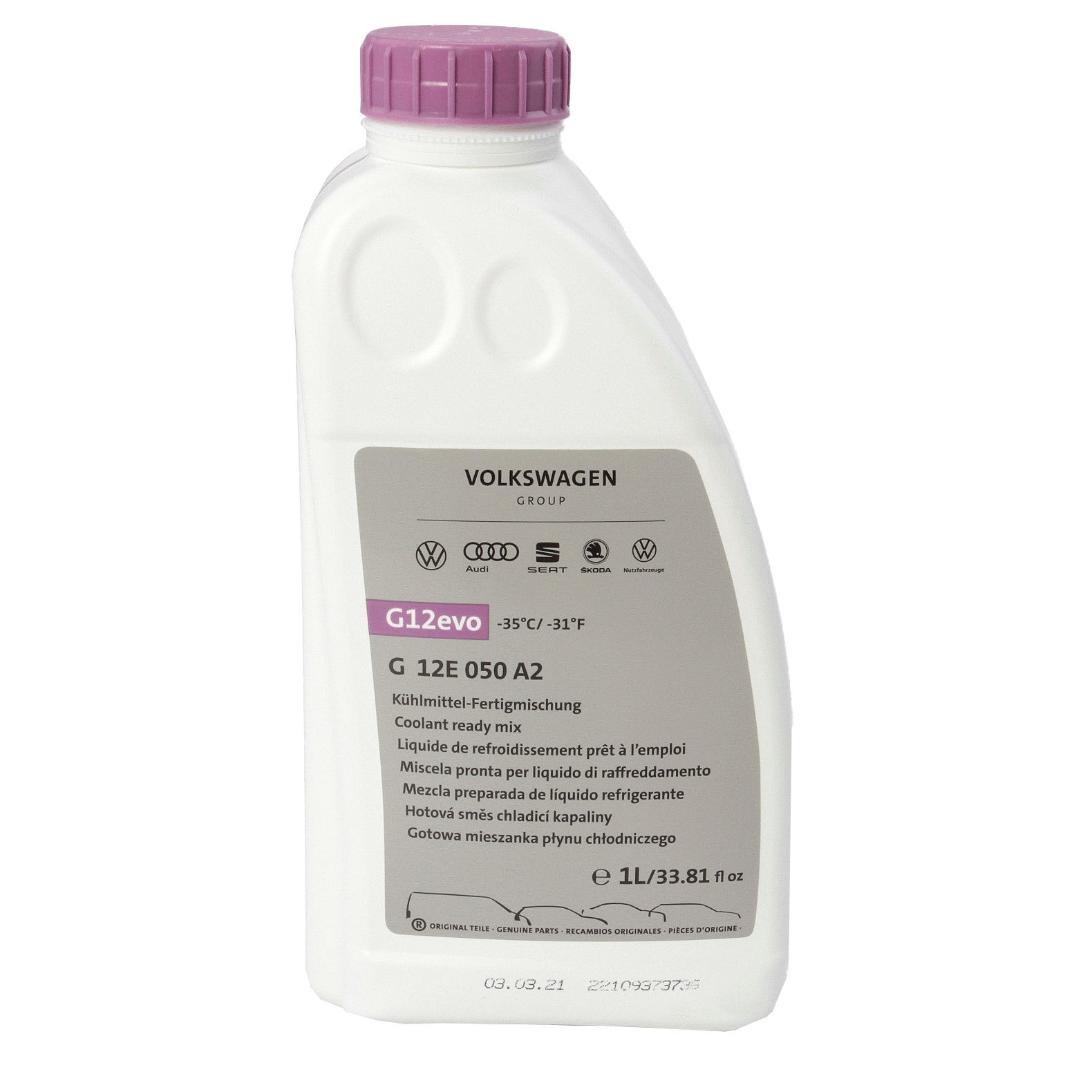 Antigel diluat G12 EVO Volkswagen (-35°C) 1L VAG - imagine 3