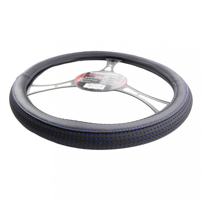 Husa Volan Auto - Albastru/Negru - PRO Carguard - imagine 4