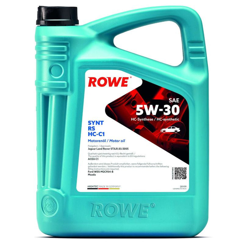 ULEI MOTOR TURISME ROWE HIGHTEC SYNT RS SAE 5W30 HC-C1 5L Rowe - imagine 1