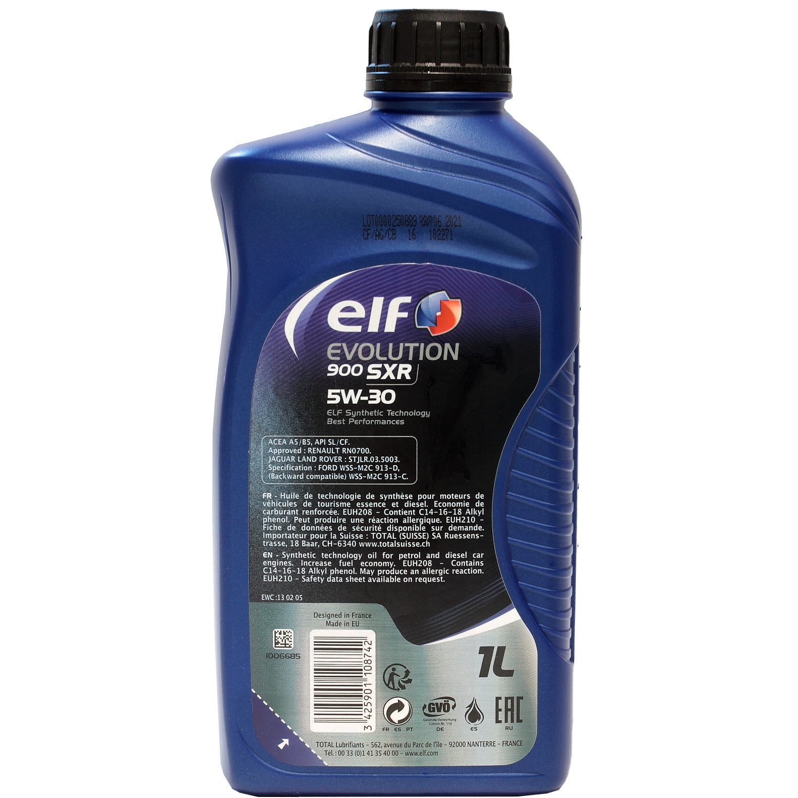 Ulei motor ELF Evolution 900 Sxr 5W30  1L Elf - imagine 3