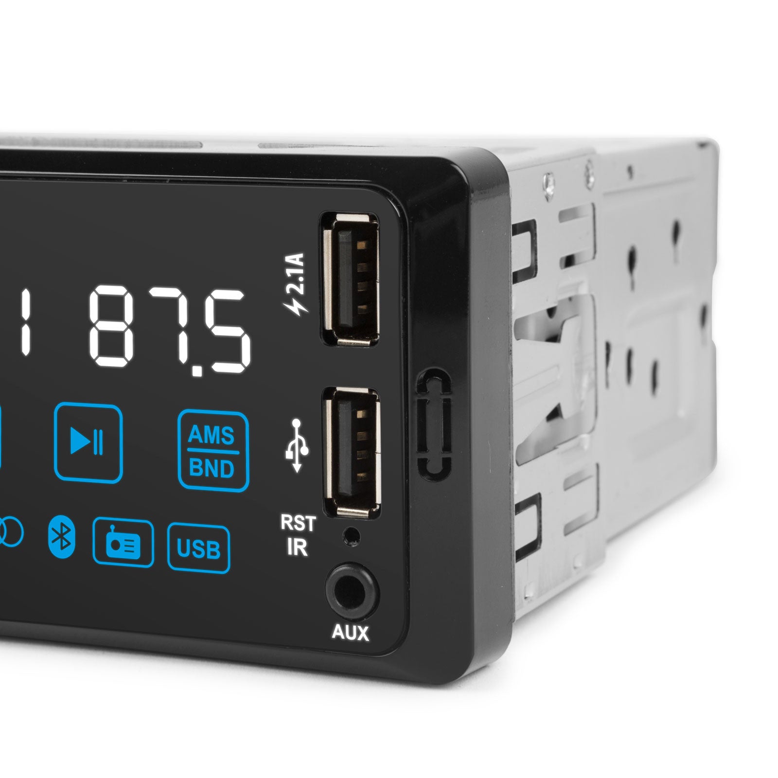 Player auto „PhantomX” - 1 DIN - 4 x 50 W - versiune gestuala - BT - MP3 - AUX - USB Carguard - imagine 6