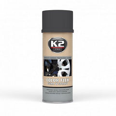 COLOR FLEX - Spray vopsea cauciucata - negru mat K2 - imagine 1