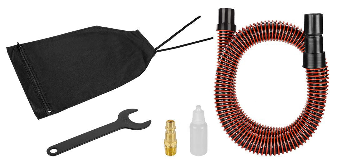 slefuitor orbital pneumatic 150 mm, cu sistem de colectare praf Neo Tools - imagine 3