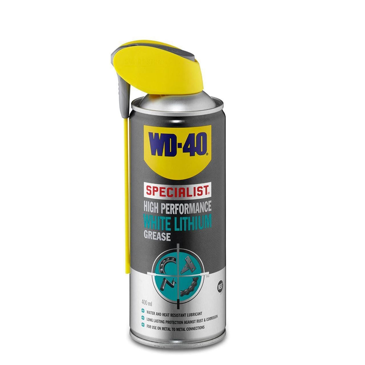 Vaselina pe baza de Litiu 400 ml WD-40 White Lithium WD40 - imagine 1
